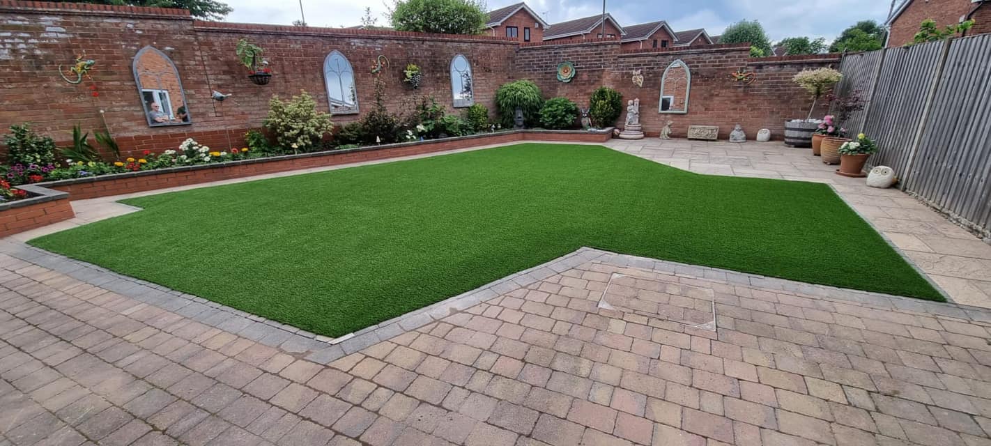 Landscaped rear garden